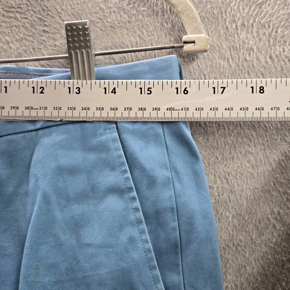J Crew Men Pants 31x32‎ Blue Chino Bowery Urban Slim Pockets Cotton Mid Rise